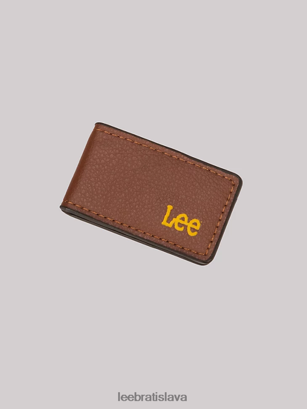 Lee príslušenstvo HL0J0R1160 koňak muži kamienková dvojdielna peňaženka 2-dielna sada