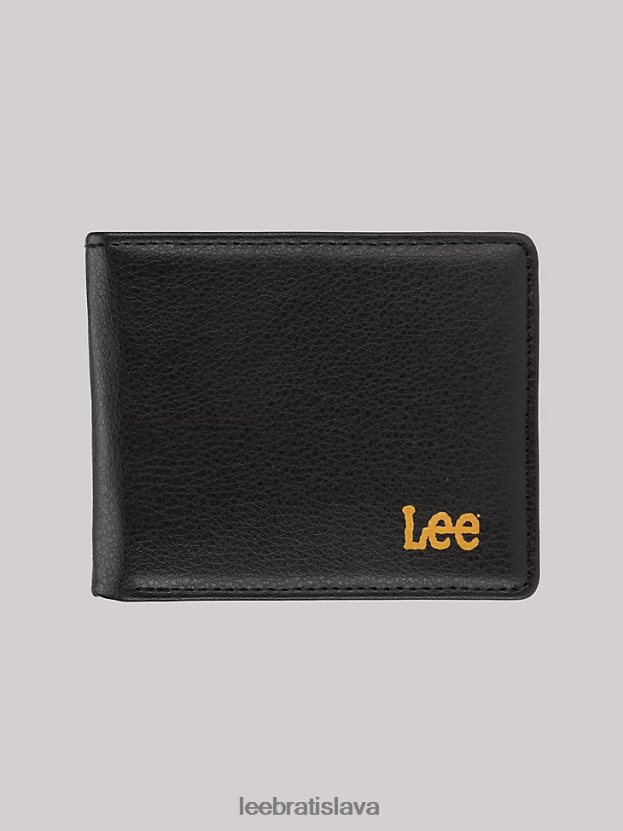 Lee príslušenstvo HL0J0R1161 čierna muži kamienková dvojdielna peňaženka 2-dielna sada