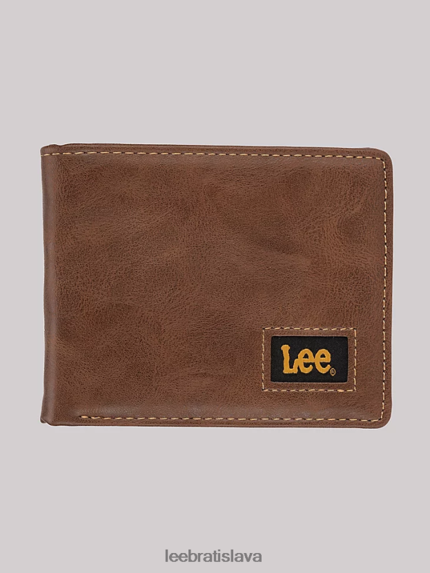 Lee príslušenstvo HL0J0R1164 hnedá muži 2-dielna súprava štíhlej dvojdielnej peňaženky