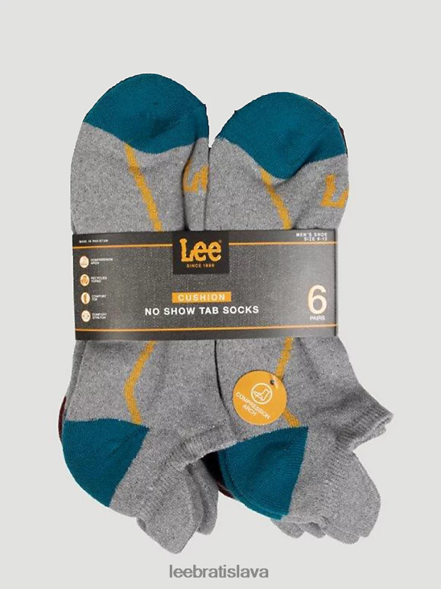 Lee príslušenstvo HL0J0R1170 vres sivý muži 6-balenie ponožiek bez karty