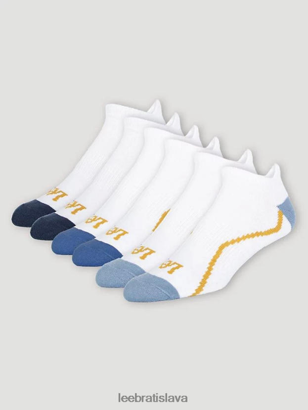 Lee príslušenstvo HL0J0R1171 biely muži 6-balenie ponožiek bez karty