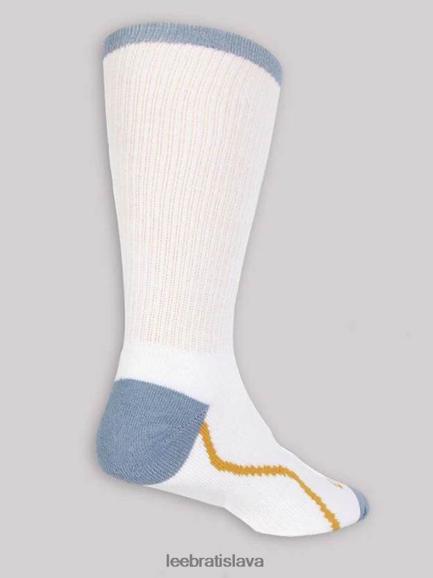 Lee príslušenstvo HL0J0R1174 biely muži 6-balenie ponožiek pre posádku