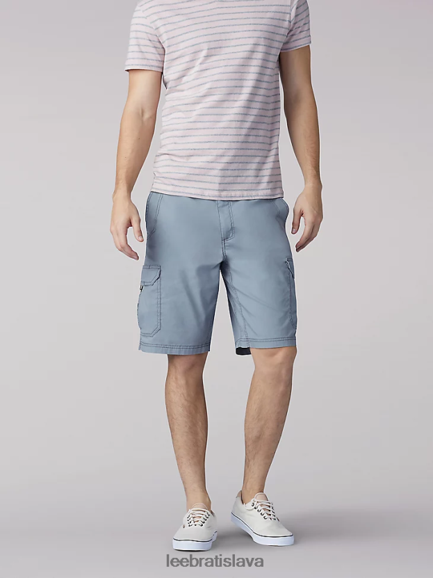 Lee oblečenie HL0J0R1003 búrková sivá muži šortky na križovatke extrémneho pohybu