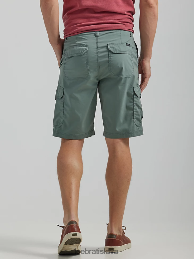 Lee oblečenie HL0J0R1005 pevnosť zelená muži extrémny pohyb križovatka krátky