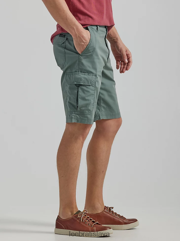 Lee oblečenie HL0J0R1005 pevnosť zelená muži extrémny pohyb križovatka krátky