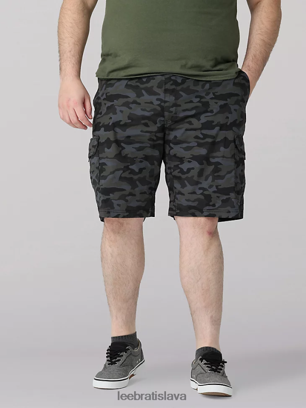 Lee oblečenie HL0J0R1018 čierna kamufláž muži Krátke križovatky s extrémnym pohybom (veľké a vysoké)