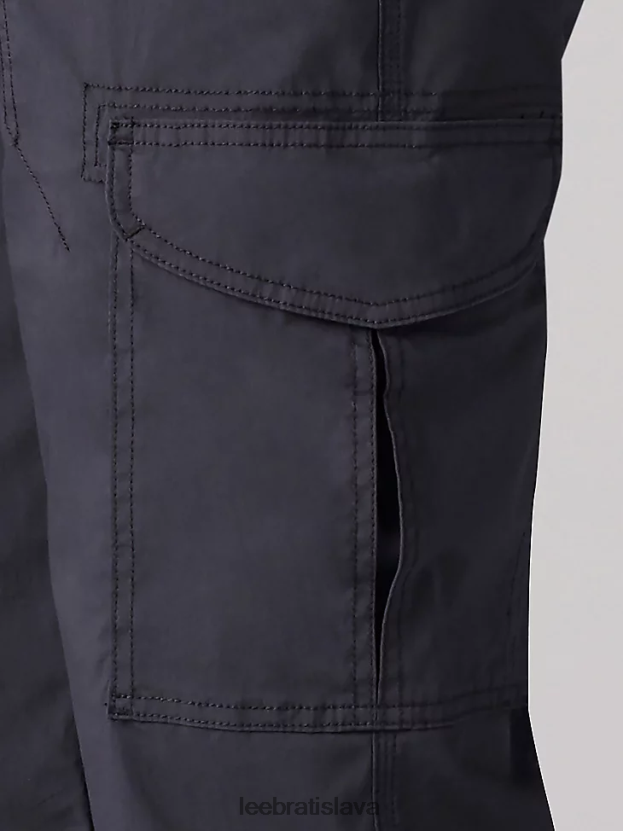 Lee oblečenie HL0J0R1020 antracitová muži sur belted cargo šortky