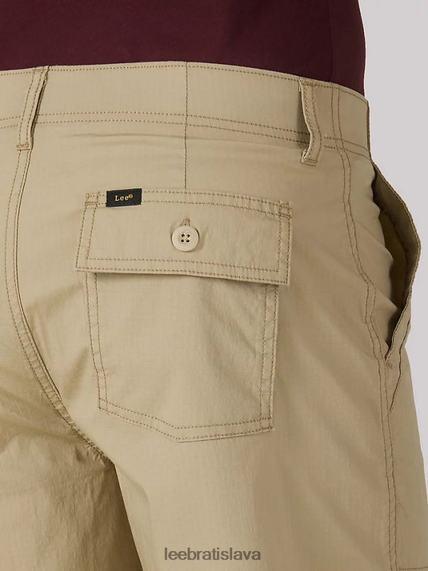 Lee oblečenie HL0J0R1025 kc khaki muži extrémny pohyb deep pocket utility krátky