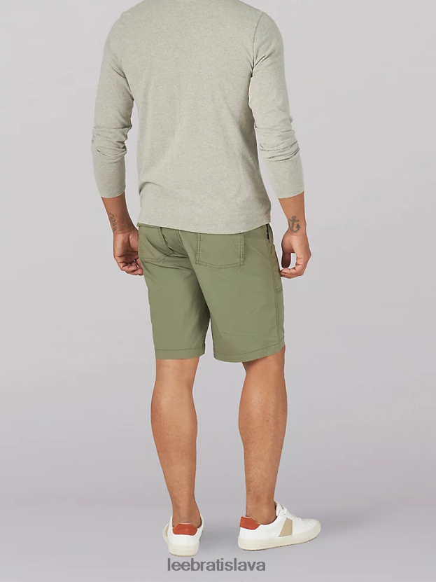 Lee oblečenie HL0J0R1027 sýto lišajník zelený muži extrémny pohyb deep pocket utility krátky