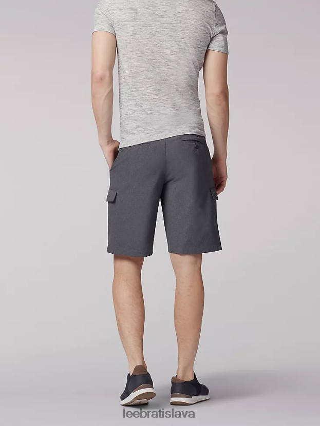 Lee oblečenie HL0J0R1031 sivý vres muži prúdenie vzduchu náklad krátky