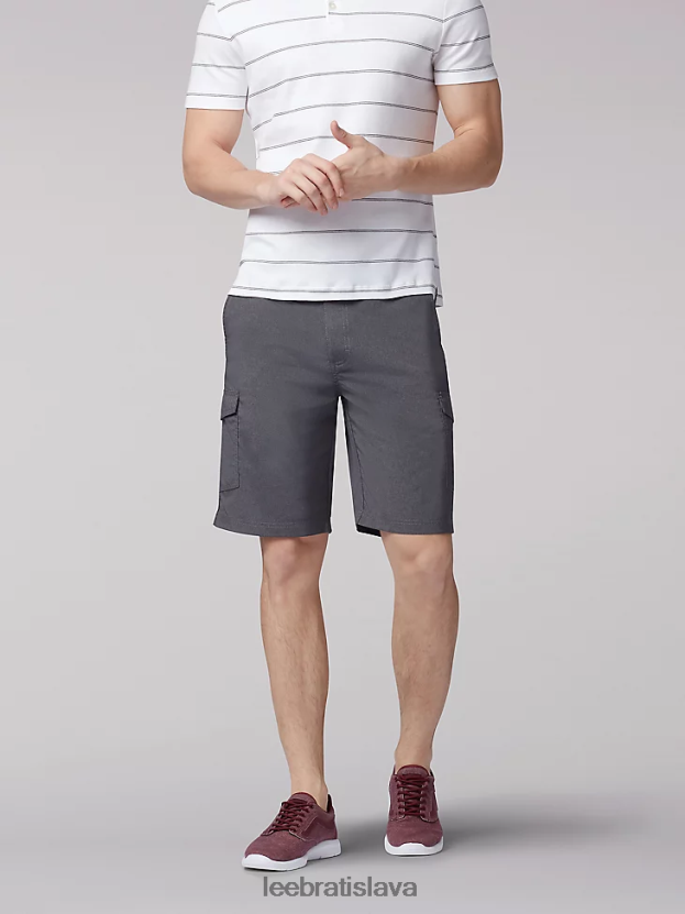 Lee oblečenie HL0J0R1033 tmavé uhlie muži Extreme motion tech cargo short