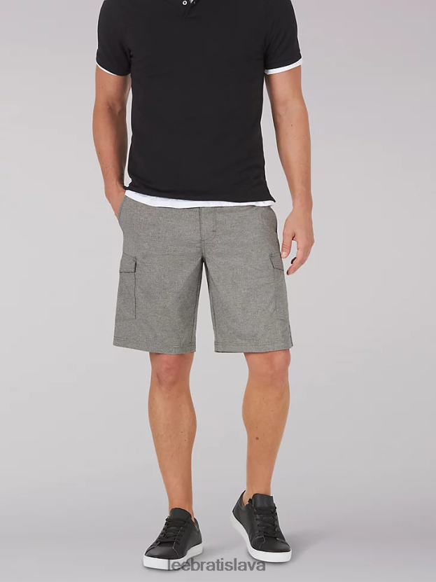 Lee oblečenie HL0J0R1035 svetlosivý vres muži Extreme motion tech cargo short