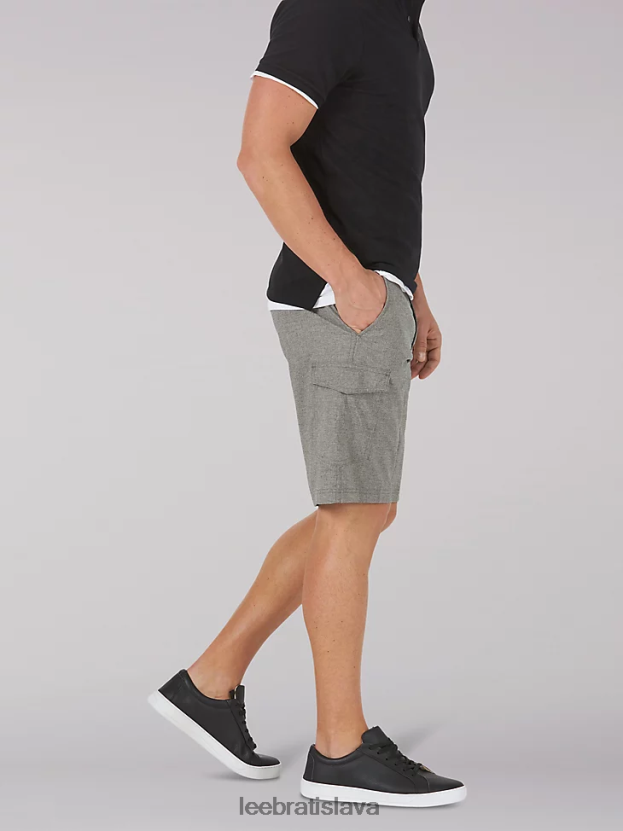 Lee oblečenie HL0J0R1035 svetlosivý vres muži Extreme motion tech cargo short