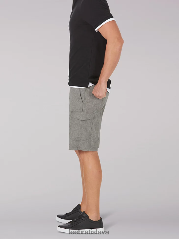 Lee oblečenie HL0J0R1035 svetlosivý vres muži Extreme motion tech cargo short