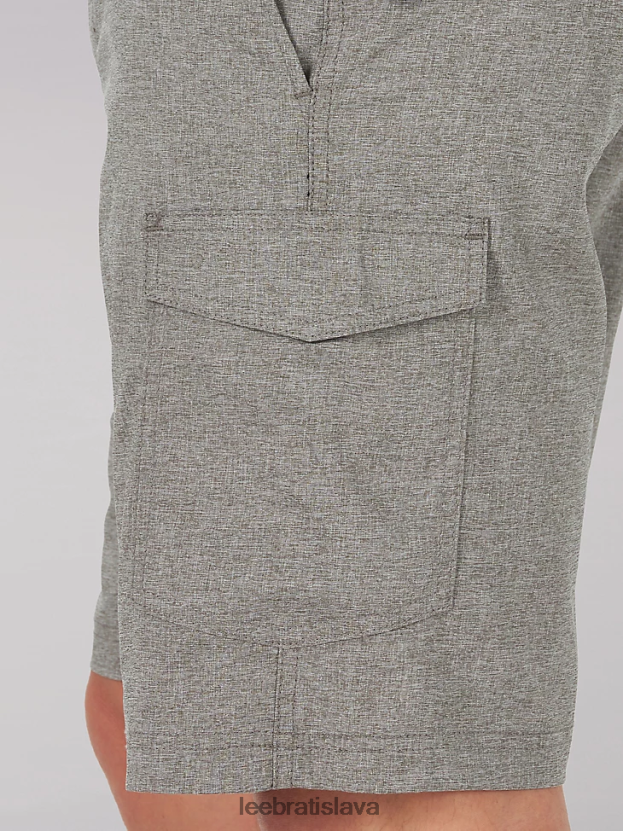 Lee oblečenie HL0J0R1035 svetlosivý vres muži Extreme motion tech cargo short