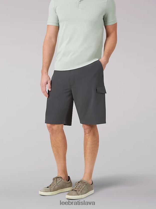 Lee oblečenie HL0J0R1039 tmavo-sivá muži tri-flex cargo short