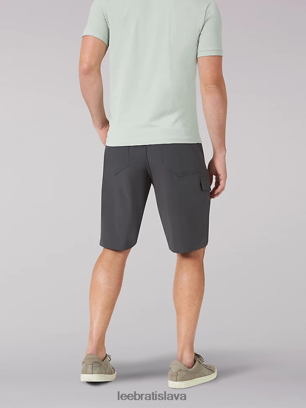 Lee oblečenie HL0J0R1039 tmavo-sivá muži tri-flex cargo short