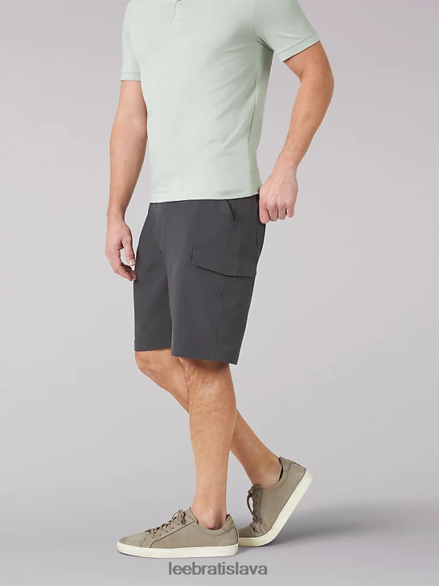 Lee oblečenie HL0J0R1039 tmavo-sivá muži tri-flex cargo short