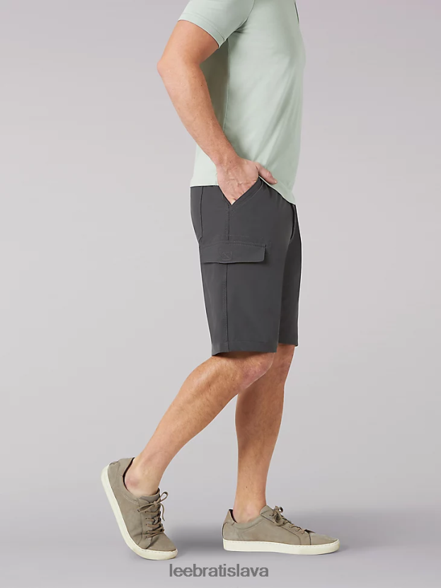 Lee oblečenie HL0J0R1039 tmavo-sivá muži tri-flex cargo short