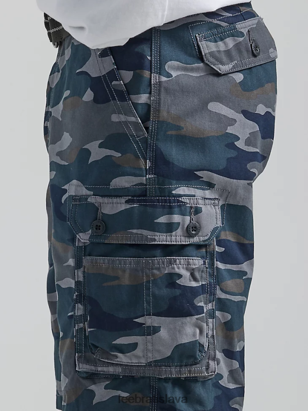 Lee oblečenie HL0J0R1047 čierna kamufláž muži krátky náklad vo Wyomingu (veľký a vysoký)