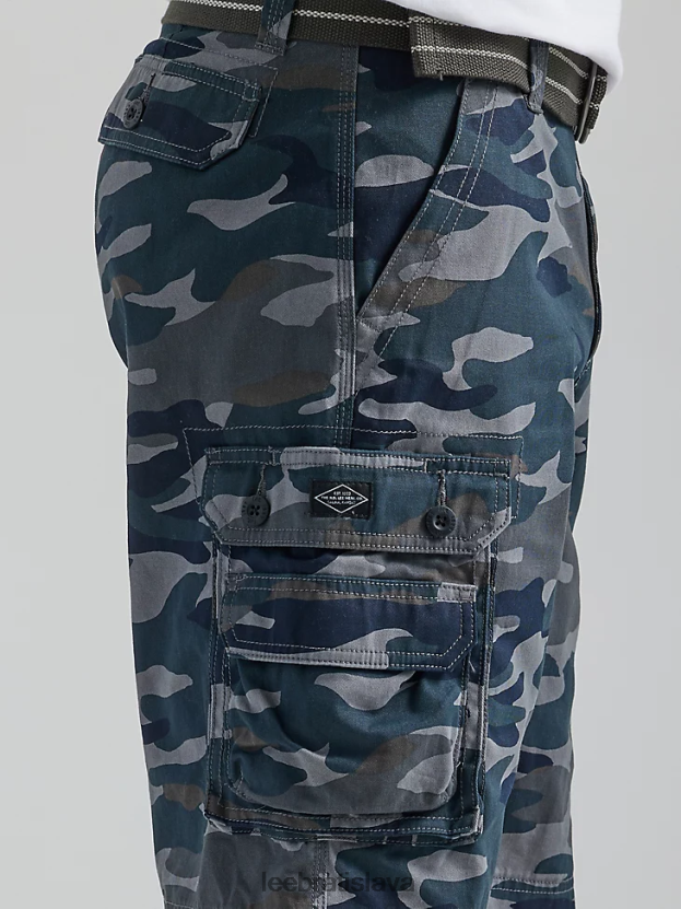 Lee oblečenie HL0J0R1047 čierna kamufláž muži krátky náklad vo Wyomingu (veľký a vysoký)