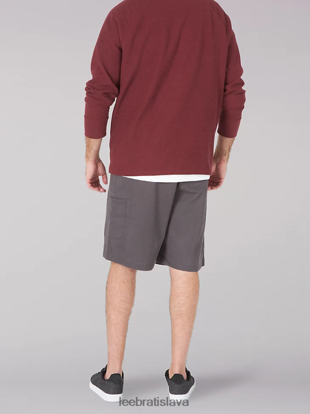 Lee oblečenie HL0J0R1055 asfalt muži Krátky náklad s extrémnym pohybom (veľký a vysoký)