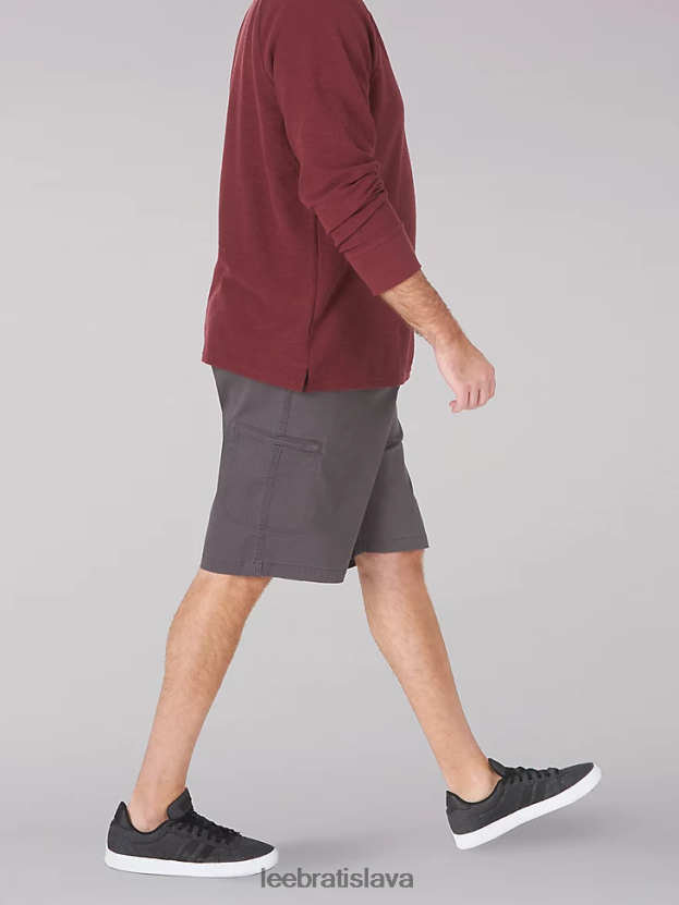 Lee oblečenie HL0J0R1055 asfalt muži Krátky náklad s extrémnym pohybom (veľký a vysoký)