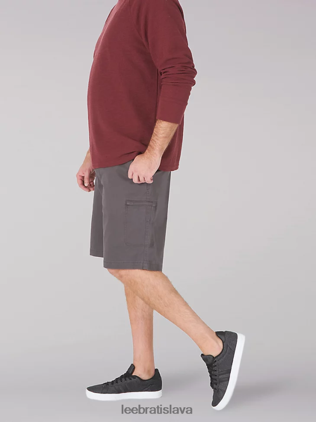 Lee oblečenie HL0J0R1055 asfalt muži Krátky náklad s extrémnym pohybom (veľký a vysoký)