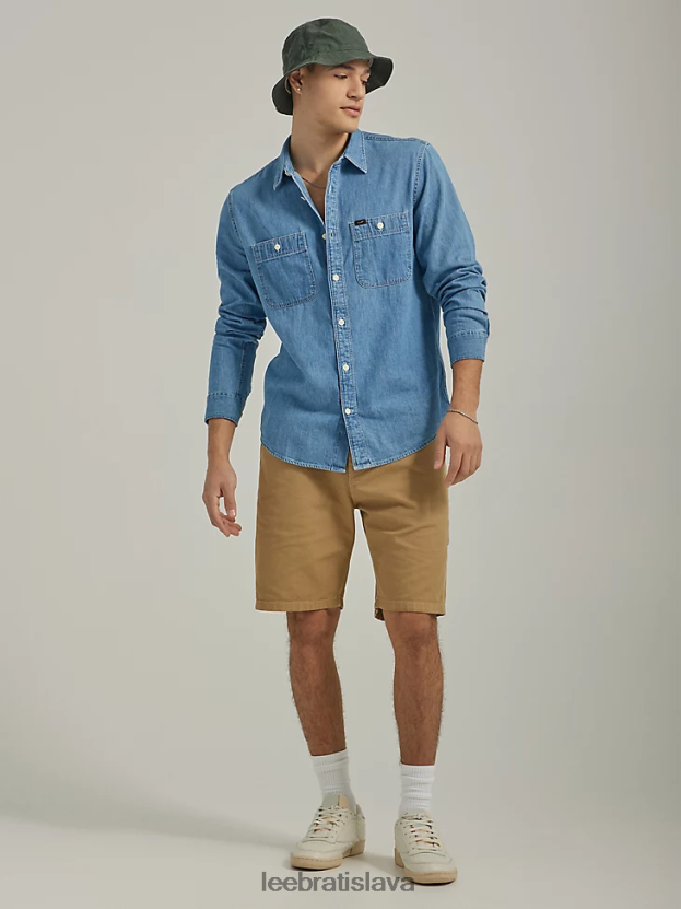 Lee oblečenie HL0J0R1061 hlina muži tesársky krátky