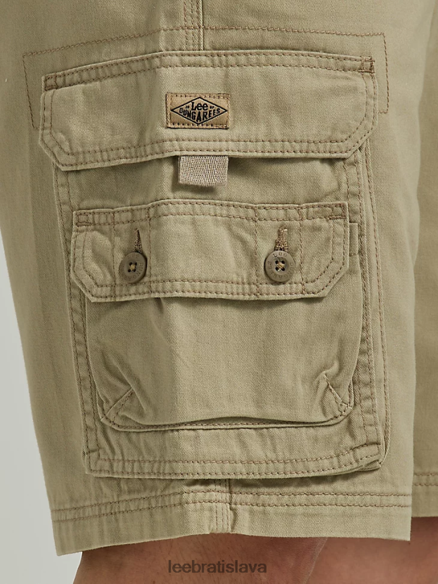 Lee oblečenie HL0J0R963 kaki muži krátky náklad vo Wyomingu