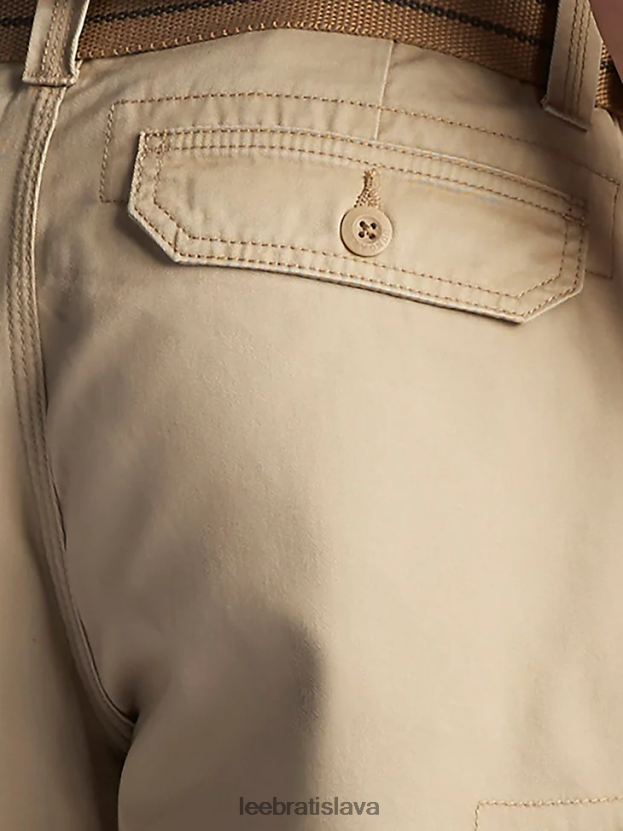 Lee oblečenie HL0J0R973 čierny clifton pléd muži krátky náklad vo Wyomingu