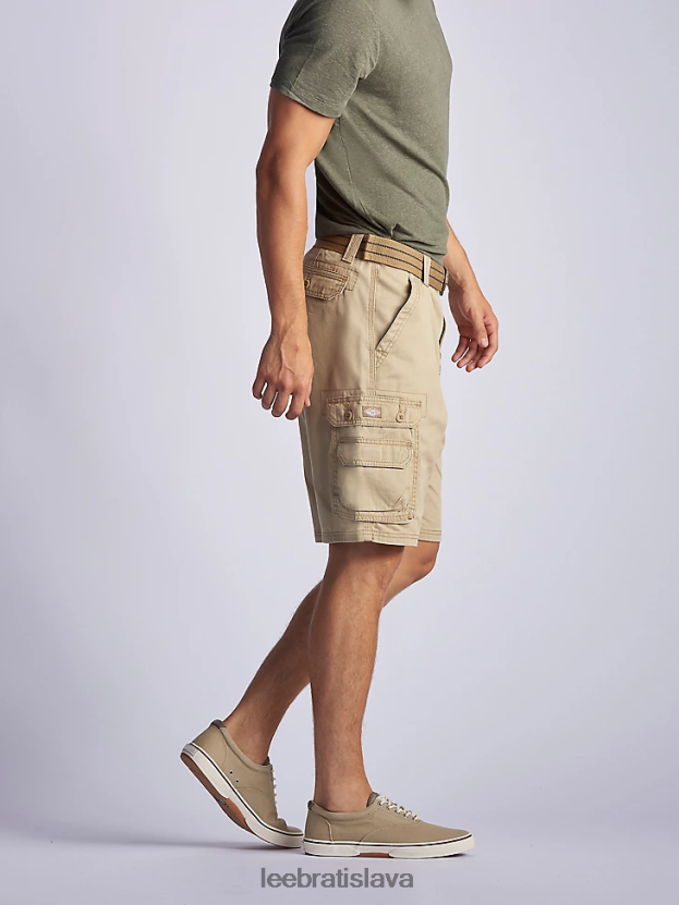 Lee oblečenie HL0J0R973 čierny clifton pléd muži krátky náklad vo Wyomingu