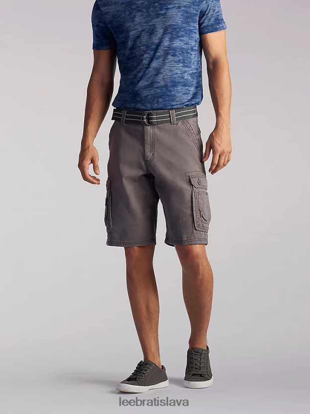 Lee oblečenie HL0J0R974 kadečo šedá muži krátky náklad vo Wyomingu