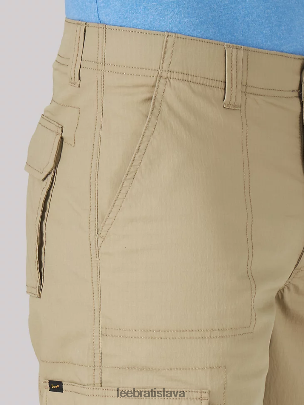 Lee oblečenie HL0J0R978 oscar khaki muži extrémny pohyb cameron relaxed fit cargo short