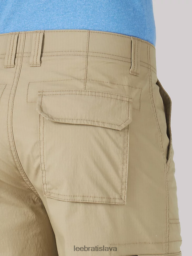 Lee oblečenie HL0J0R978 oscar khaki muži extrémny pohyb cameron relaxed fit cargo short