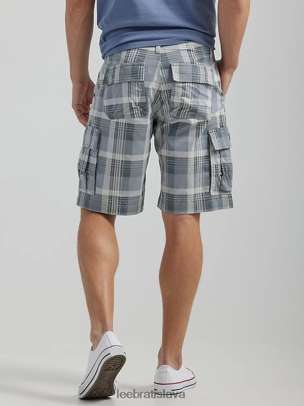 Lee oblečenie HL0J0R984 základný šedý pléd muži extrémny pohyb caroline cargo short
