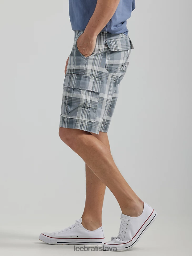 Lee oblečenie HL0J0R984 základný šedý pléd muži extrémny pohyb caroline cargo short