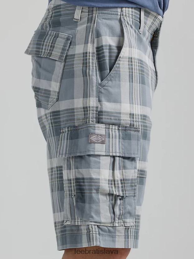 Lee oblečenie HL0J0R984 základný šedý pléd muži extrémny pohyb caroline cargo short