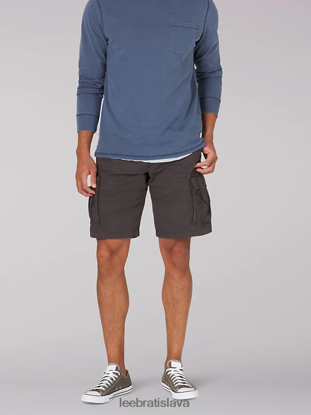 Lee oblečenie HL0J0R987 maltová sivá muži extrémny pohyb caroline cargo short