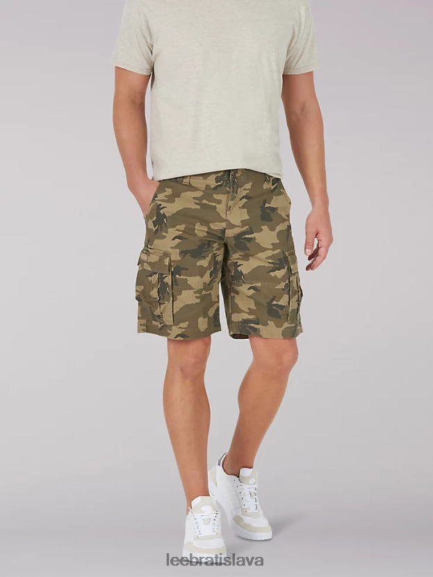 Lee oblečenie HL0J0R989 natívne camo muži extrémny pohyb caroline cargo short
