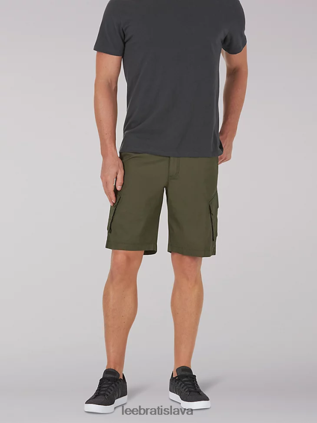 Lee oblečenie HL0J0R994 pohraničná oliva muži brooklynský náklad krátky