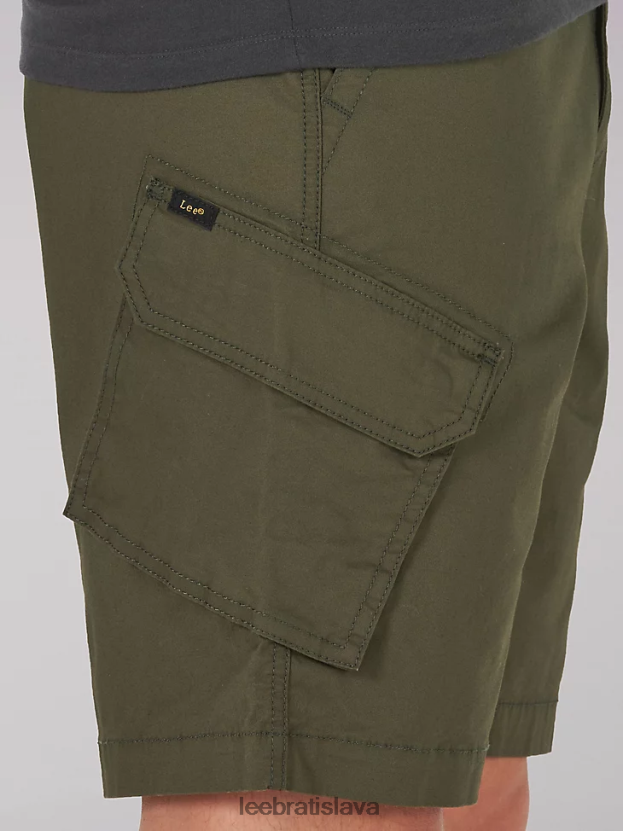 Lee oblečenie HL0J0R994 pohraničná oliva muži brooklynský náklad krátky