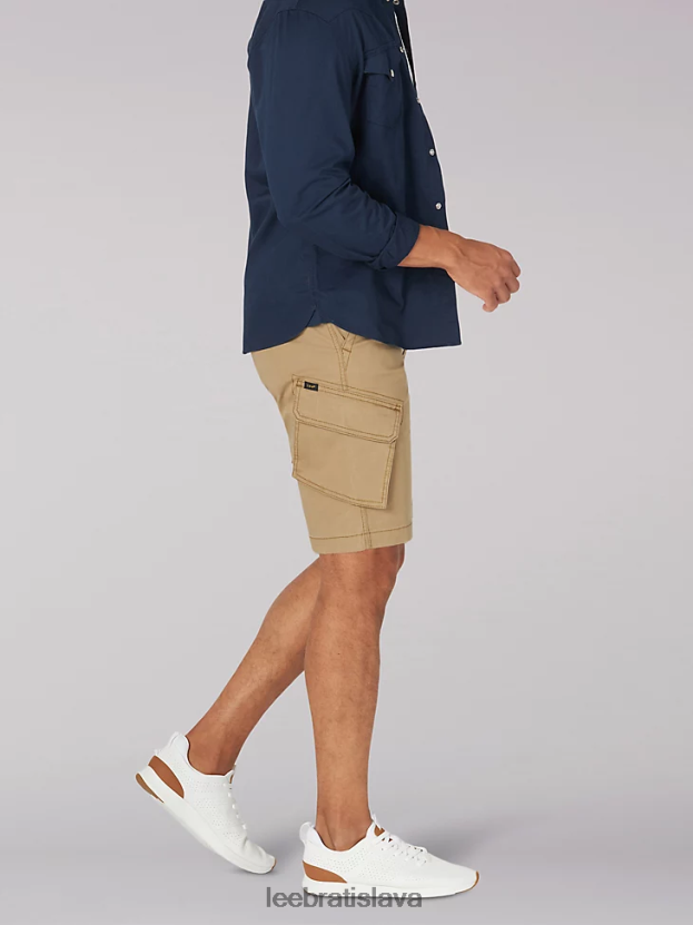 Lee oblečenie HL0J0R995 oscar khaki muži brooklynský náklad krátky