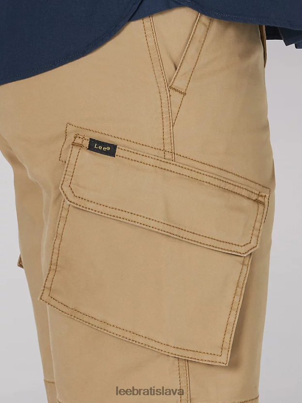 Lee oblečenie HL0J0R995 oscar khaki muži brooklynský náklad krátky