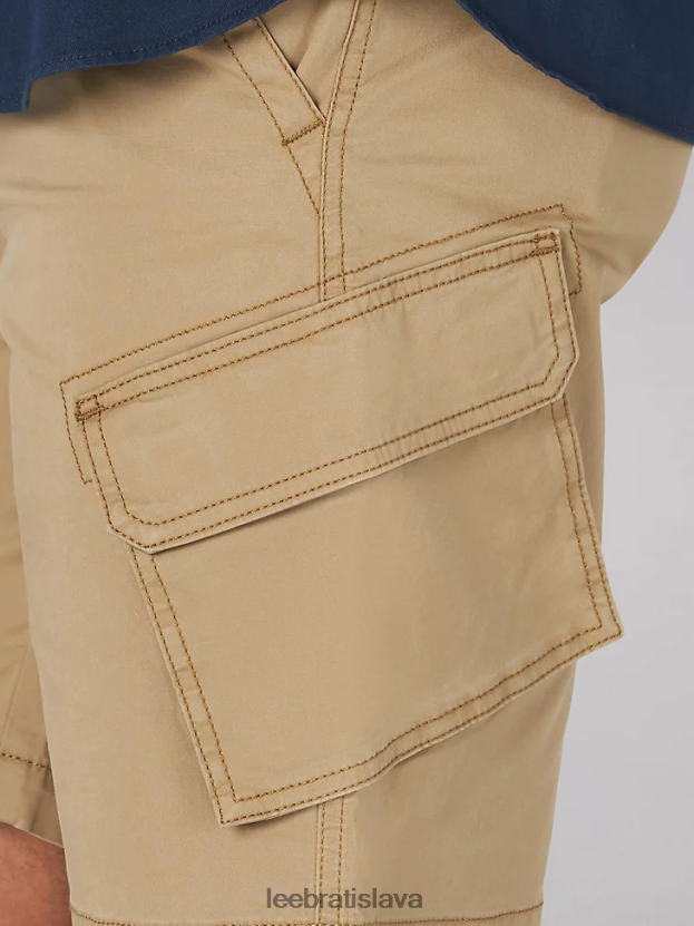 Lee oblečenie HL0J0R995 oscar khaki muži brooklynský náklad krátky