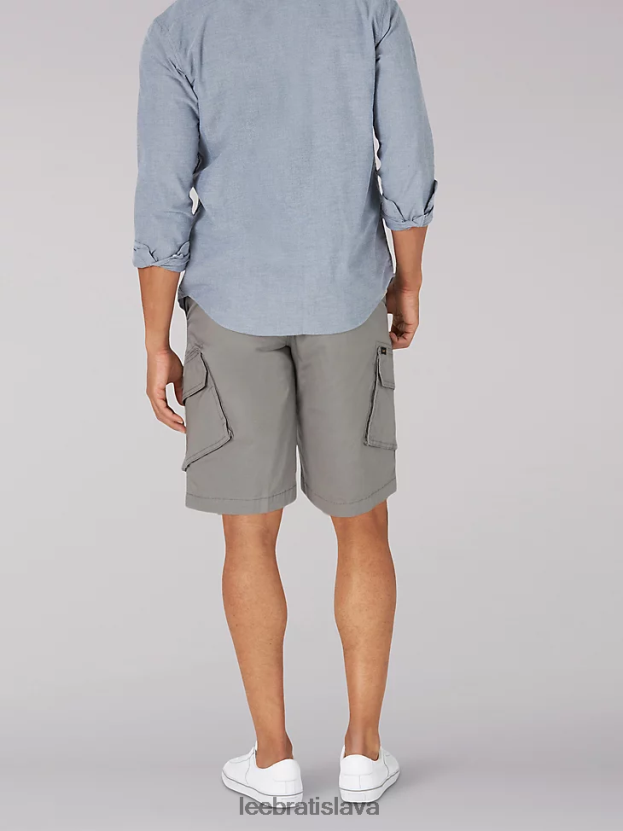 Lee oblečenie HL0J0R996 h.d. sivá muži brooklynský náklad krátky