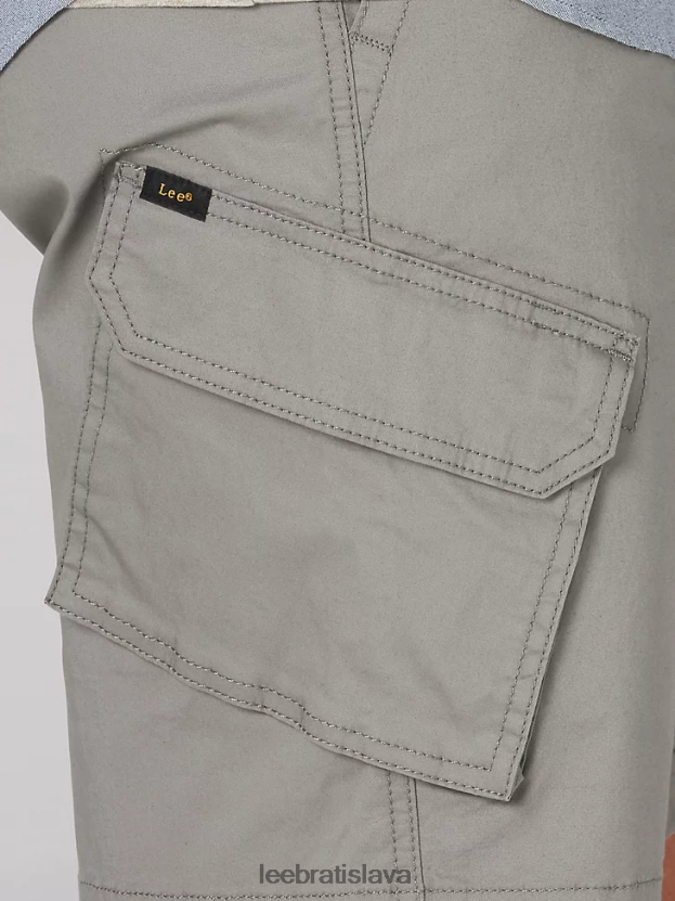 Lee oblečenie HL0J0R996 h.d. sivá muži brooklynský náklad krátky