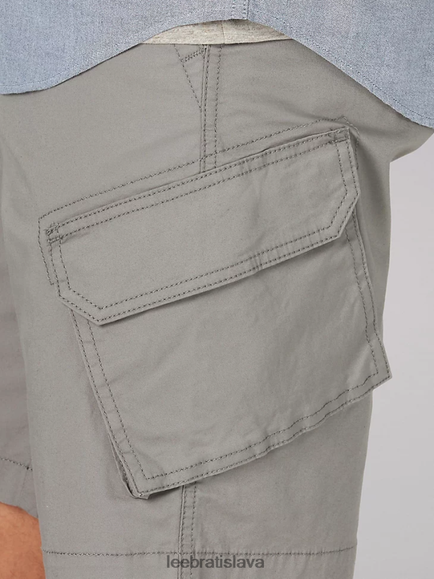 Lee oblečenie HL0J0R996 h.d. sivá muži brooklynský náklad krátky