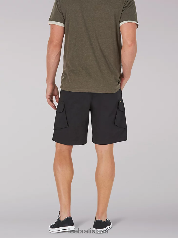 Lee oblečenie HL0J0R997 union-alls black muži brooklynský náklad krátky