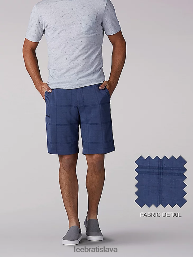 Lee oblečenie HL0J0R1068 oceánska modrá muži tri-flex šortky